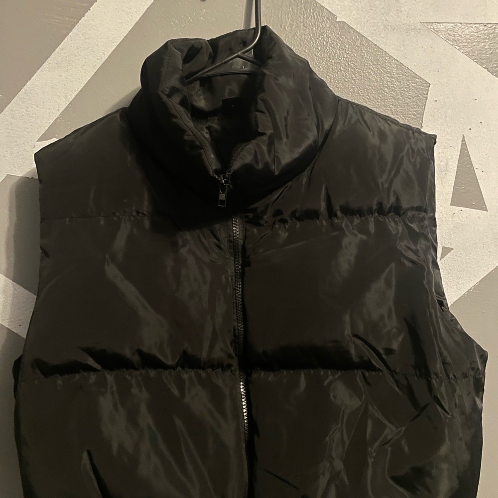 Black Puffer Vest
